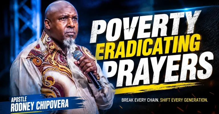 POVERTY ERADICATING PRAYERS – APOSTLE RODNEY CHIPOYERA